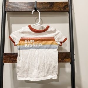 9 month boho tshirt, sun kissed